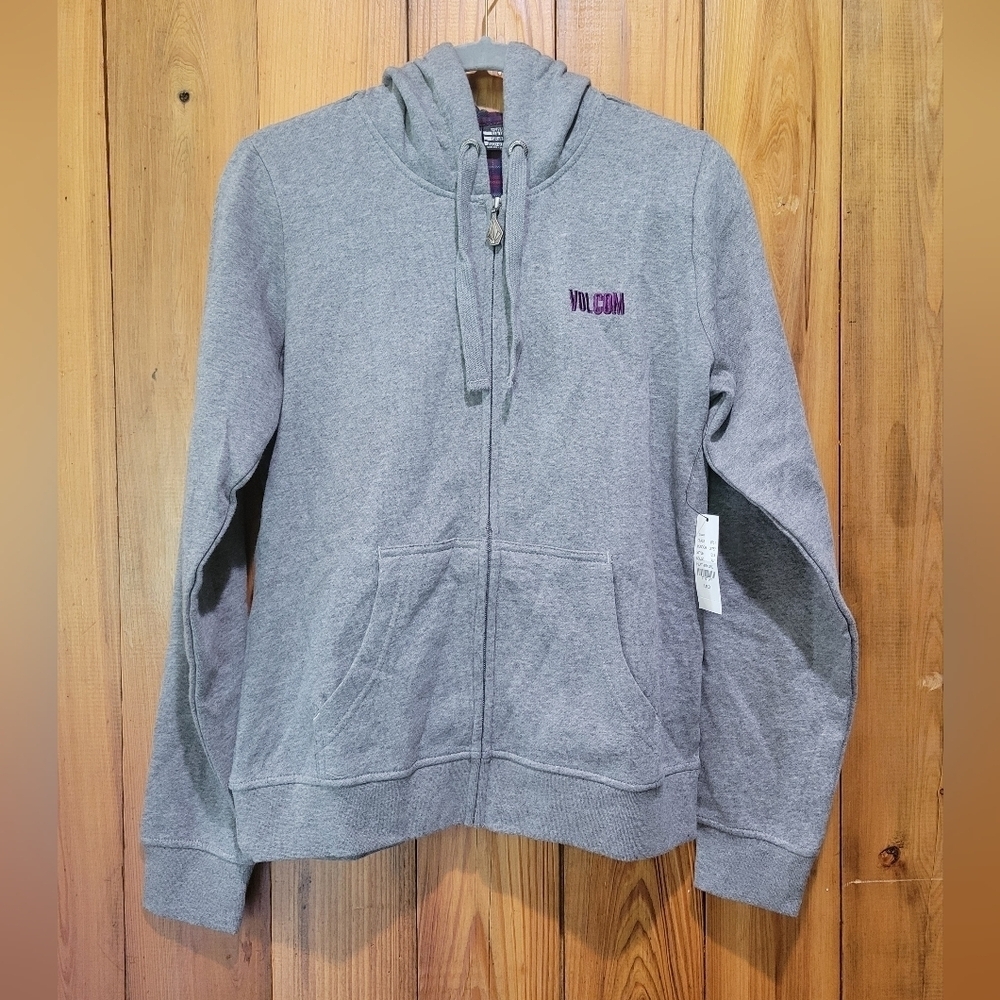Volcom Gray Utility Jacket with Hood